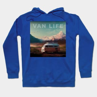 Van Life Camper RV Outdoors in Nature Hoodie